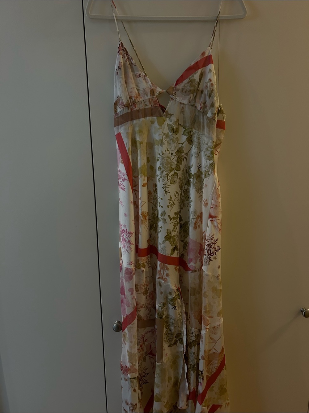 Zara floral maxi dress